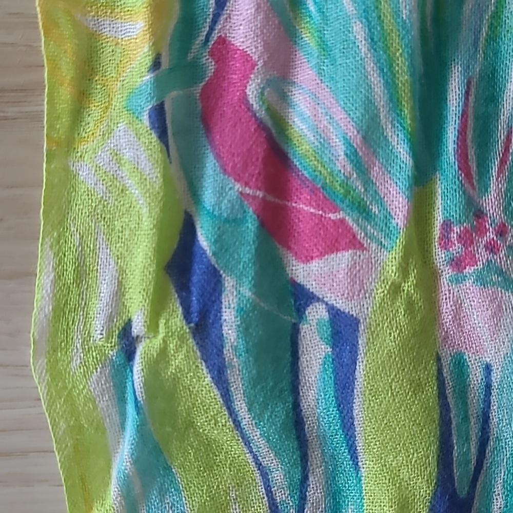 LILLY PULITZER silk and cashmere wrap scarf Lot Of Two - Picture 4 of 10
